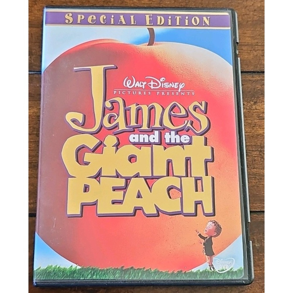 James and the Giant Peach DVD 1996 Special Edition Walt Disney Tim Burton PG